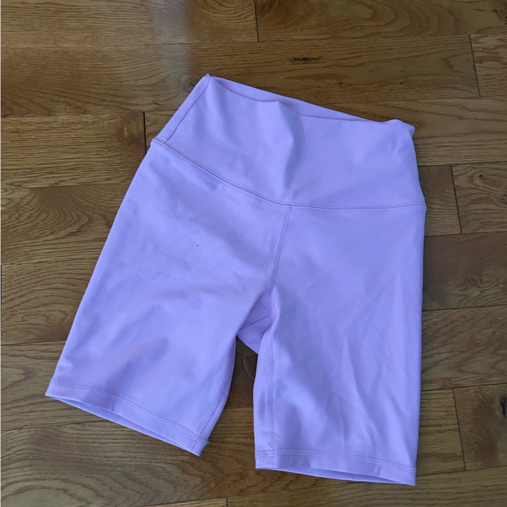 Abercrombie Lavender Biker Shorts